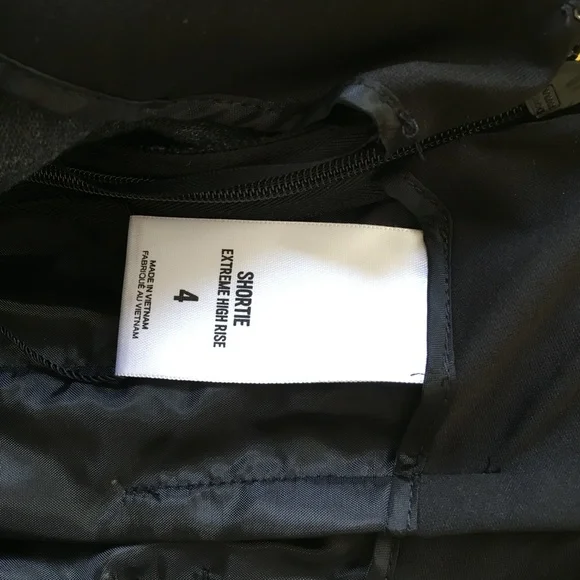 Super High Waisted Paperbag Vegan Leather Shorts - Picture 8 of 9